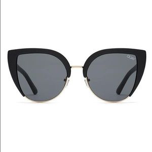 Quay Oh My Dayz Black and Gold Sunglasses